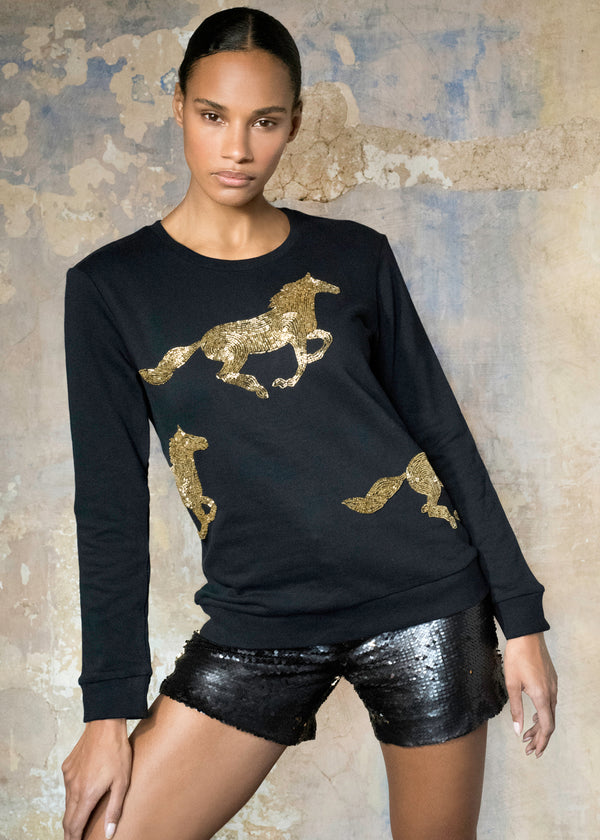 Any Old Iron Horsey Horsey Sweatshirt