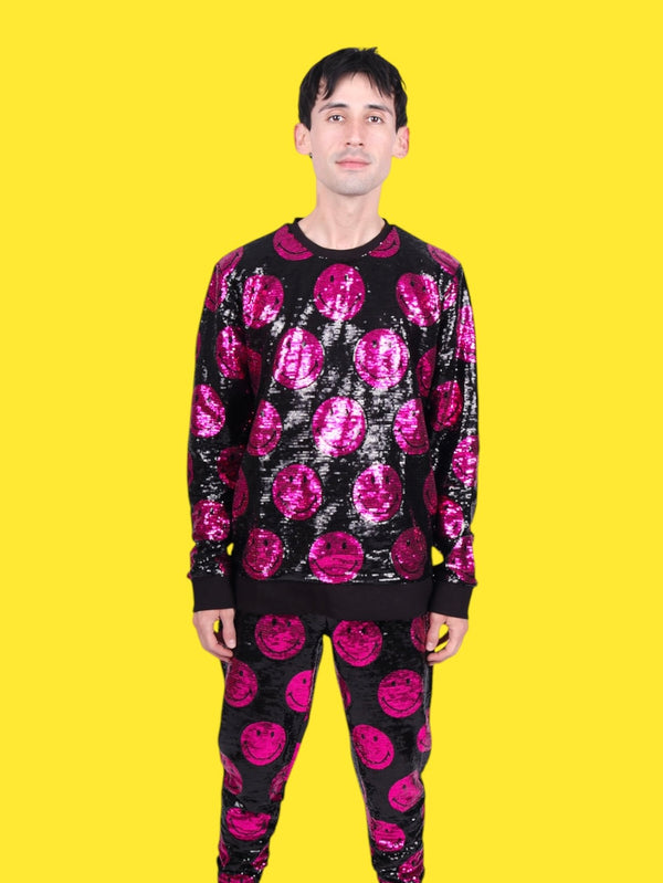 Joggers rosas Any Old Iron x Smiley