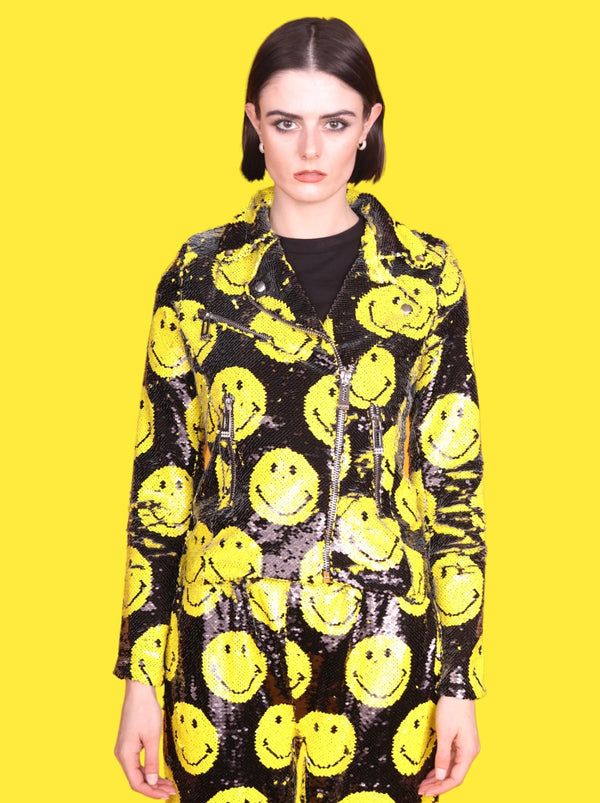 Any Old Iron x Smiley Moto Jacket
