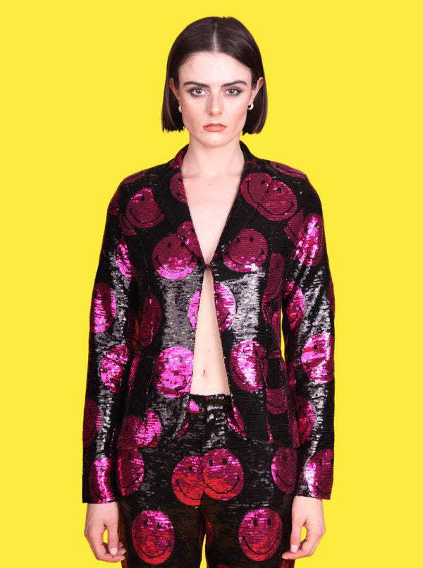 Any Old Iron x Smiley Pink Blazer Jacket