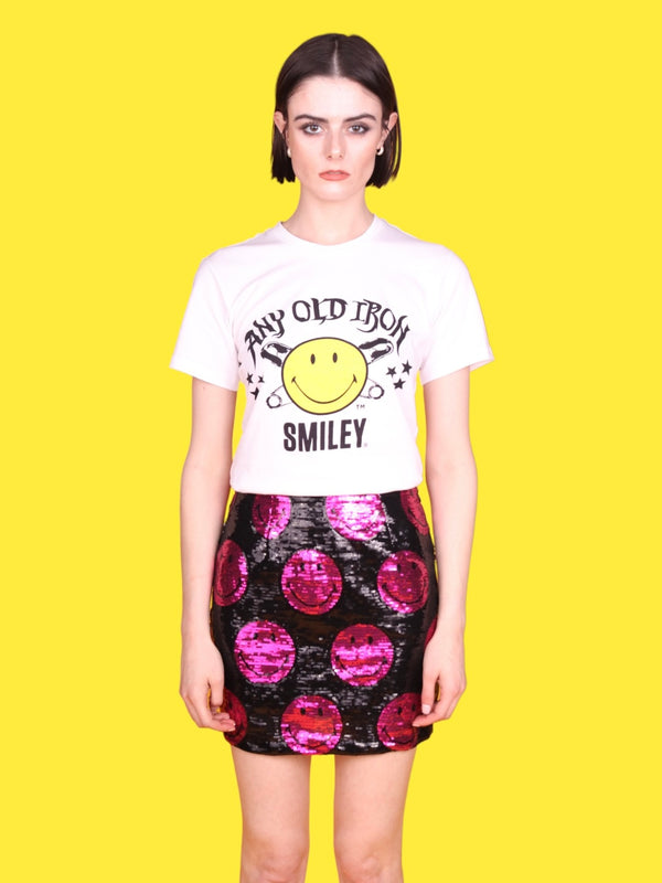 Any Old Iron x Smiley Pink Skirt