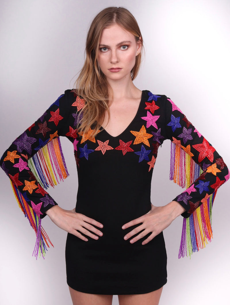Any Old Iron Star Fringe Dress