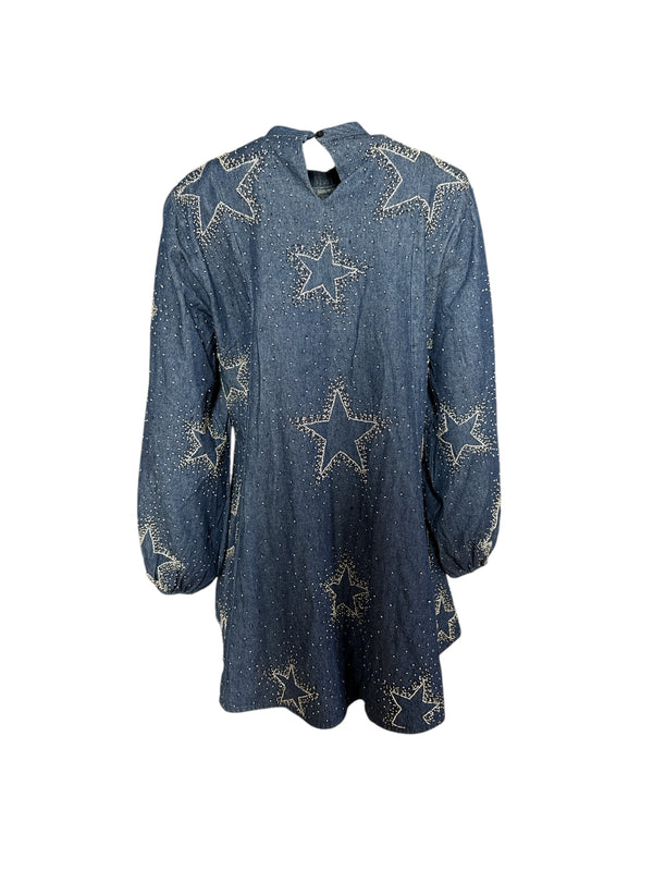 Any Old Iron Starburst Denim Dress