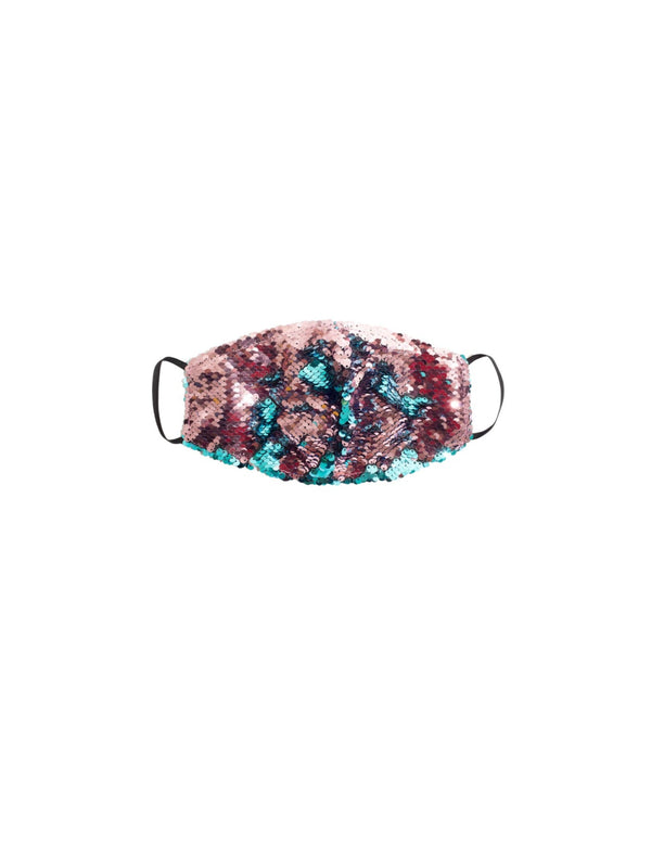 Cualquier funda Old Iron verde azulado/rosa para cara pequeña