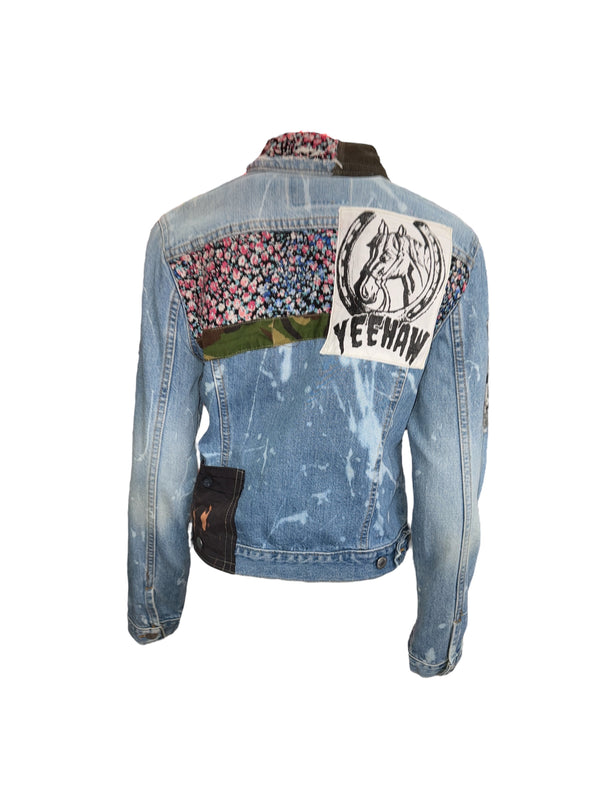 Any Old Iron X Red Mutha Flower Power Jean Jacket