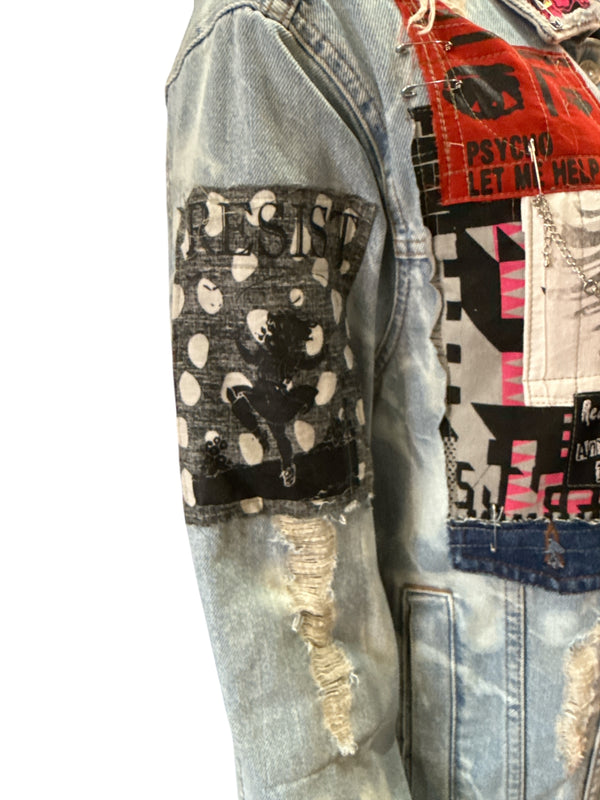 Any Old Iron X Red Mutha Hell Yeah Jean Jacket