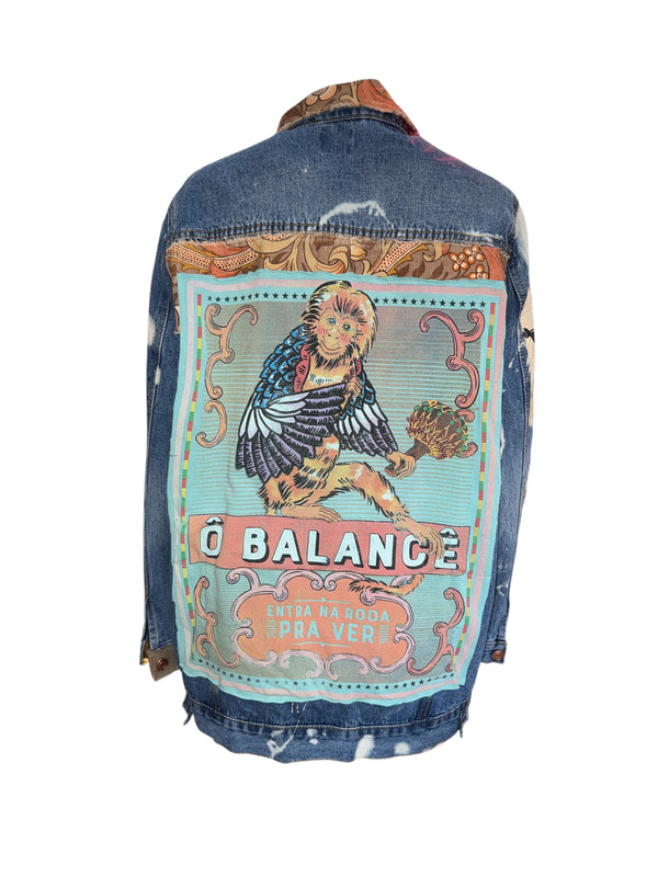 Any Old Iron X Red Mutha Monkey Bird Jean Jacket