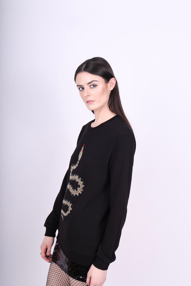 Any Old Iron Black Snake Sweatshirt