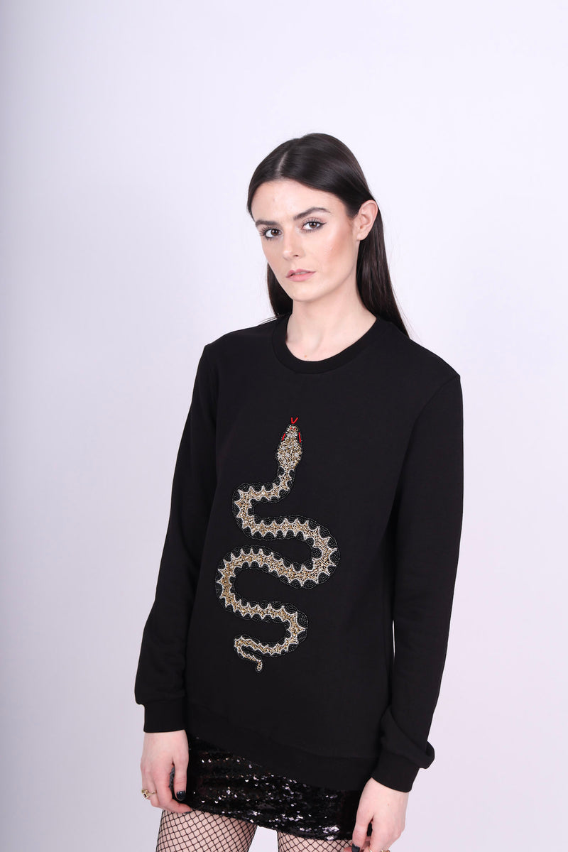 Any Old Iron Black Snake Sweatshirt