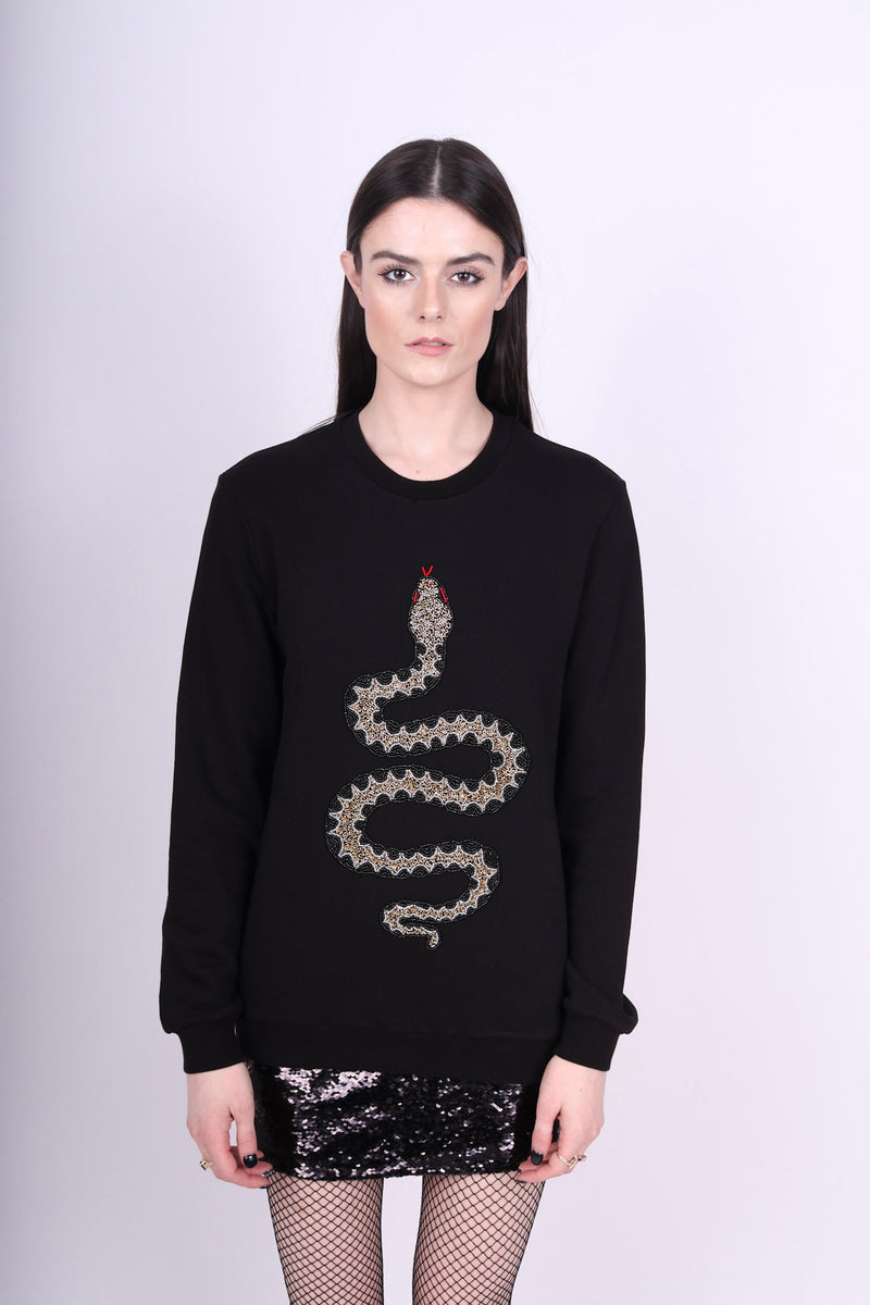 Any Old Iron Black Snake Sweatshirt