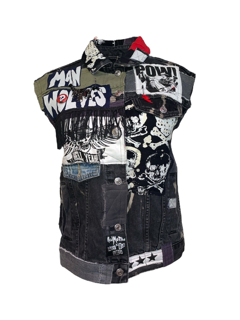 Any Old Iron X Red Mutha Man Wolves Vest