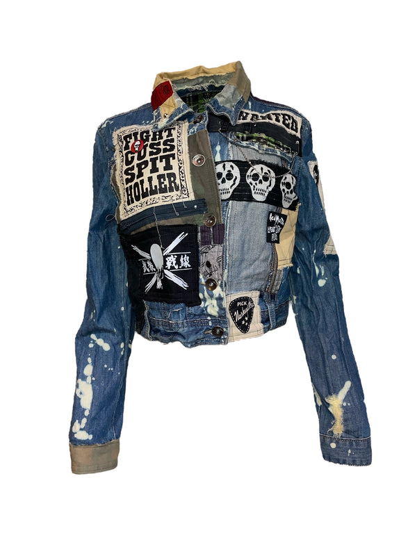 Any Old Iron X Red Mutha Warriors Jean Jacket