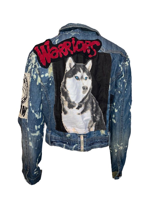 Any Old Iron X Red Mutha Warriors Jean Jacket