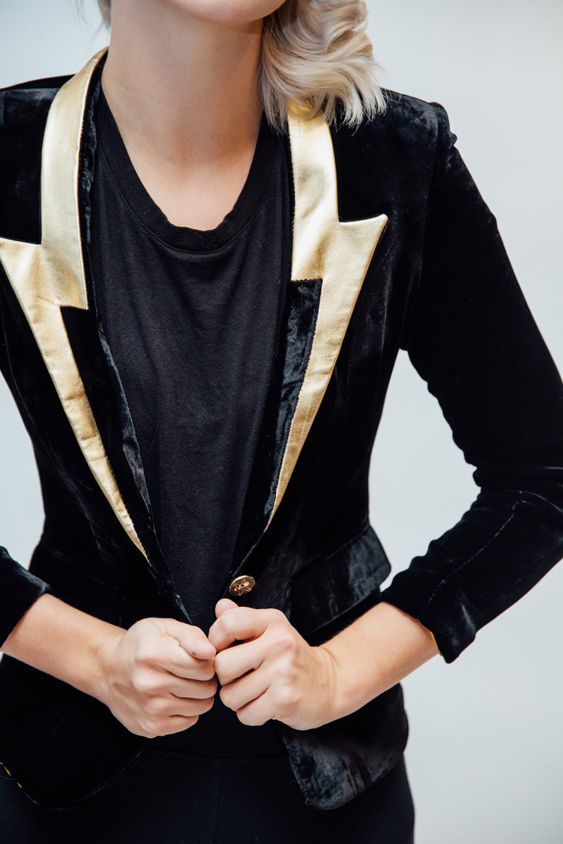 Any Old Iron Velvet Bowie Jacket