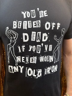 Any Old Iron - Camiseta para hombre "Better Off Dead"