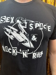 Any Old Iron Men's Sex Space & Rock N' Roll T-Shirt