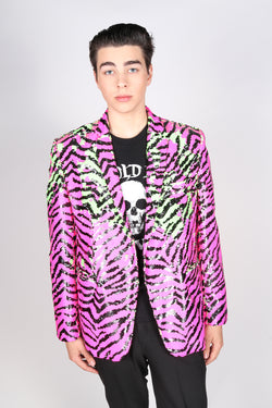 Cualquier vieja chaqueta Iron Neon Zebra