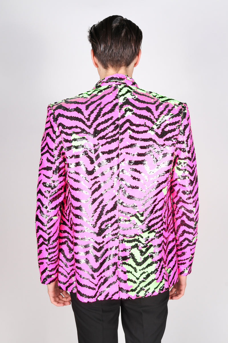 Any Old Iron Neon Zebra Jacket