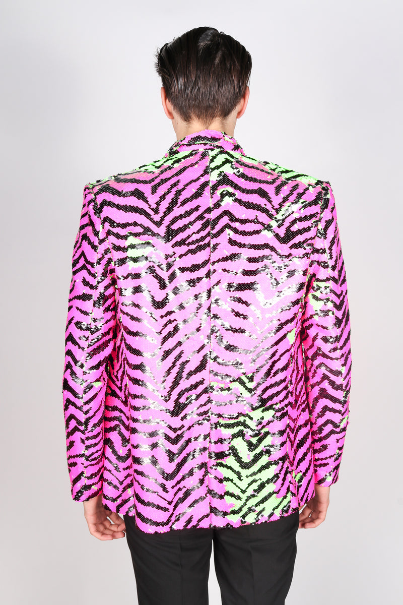 Cualquier vieja chaqueta Iron Neon Zebra