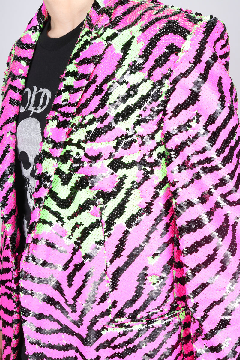 Any Old Iron Neon Zebra Jacket