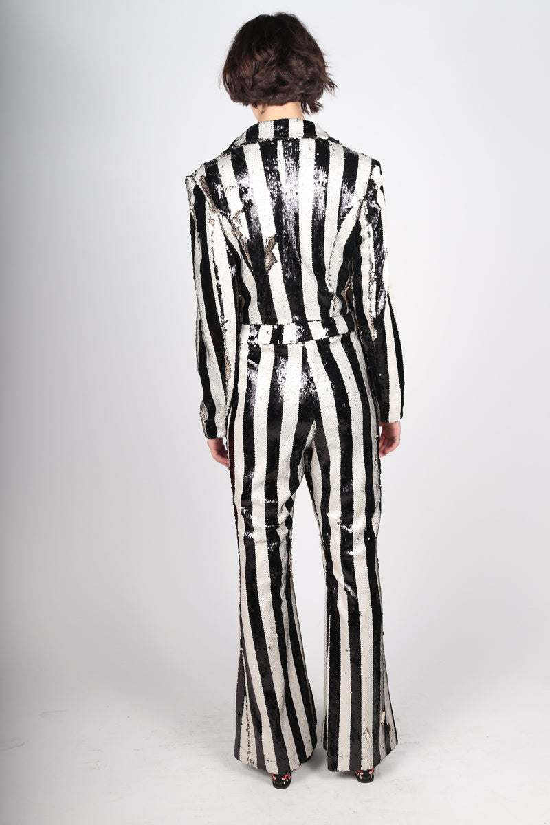 Any Old Iron Stripped Jumpsuit