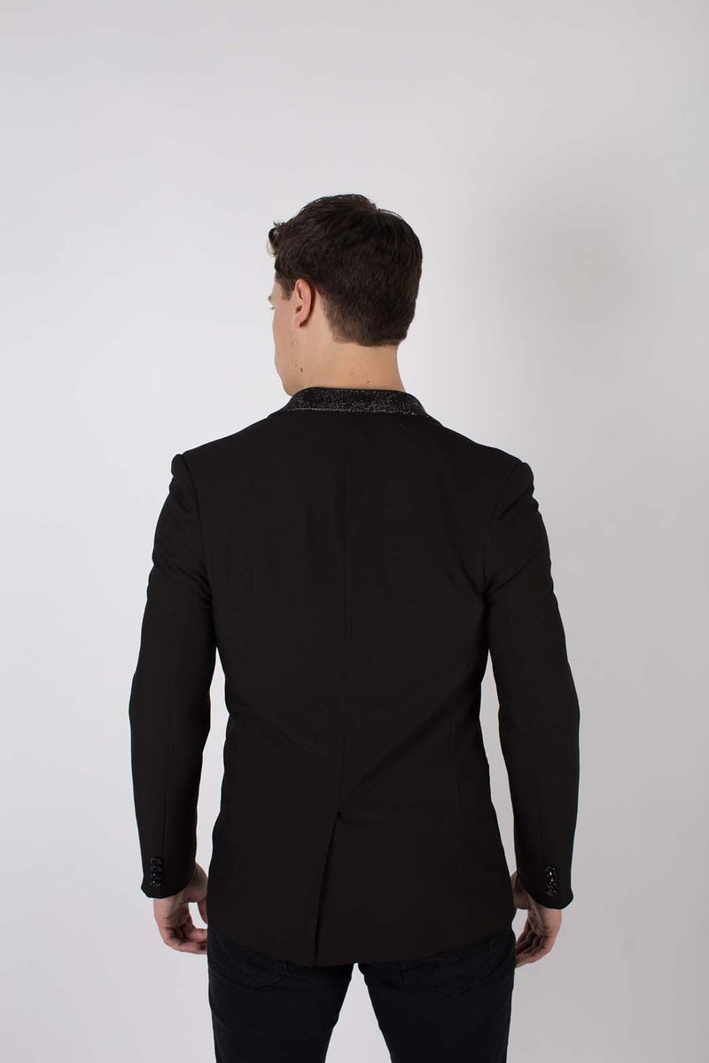 Any Old Iron Black Rhinestone Jacket