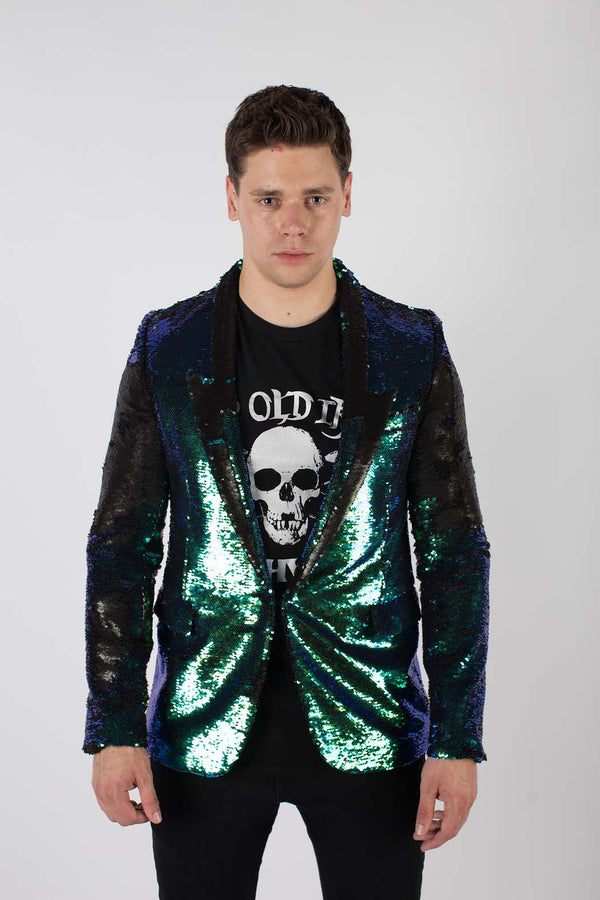 Any Old Iron Lightning Peacock Jacket