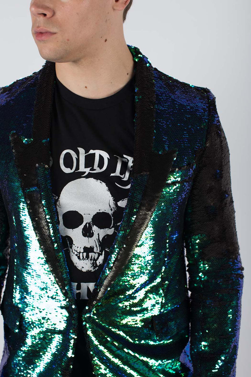 Any Old Iron Men's Lightning Peacock Jacket