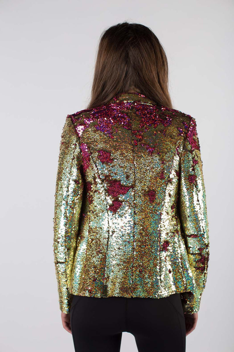 Any Old Iron Hologram Gold to Pink Jacket