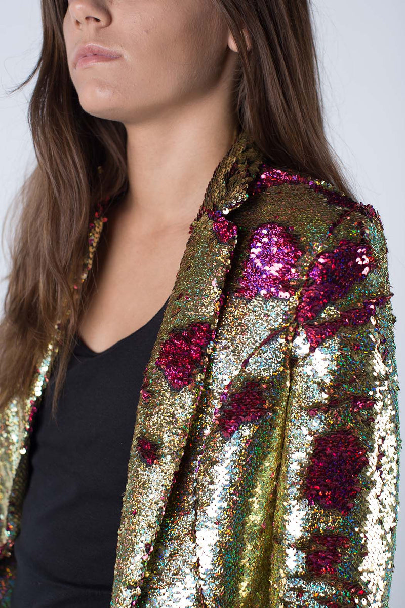 Any Old Iron Hologram Gold to Pink Jacket