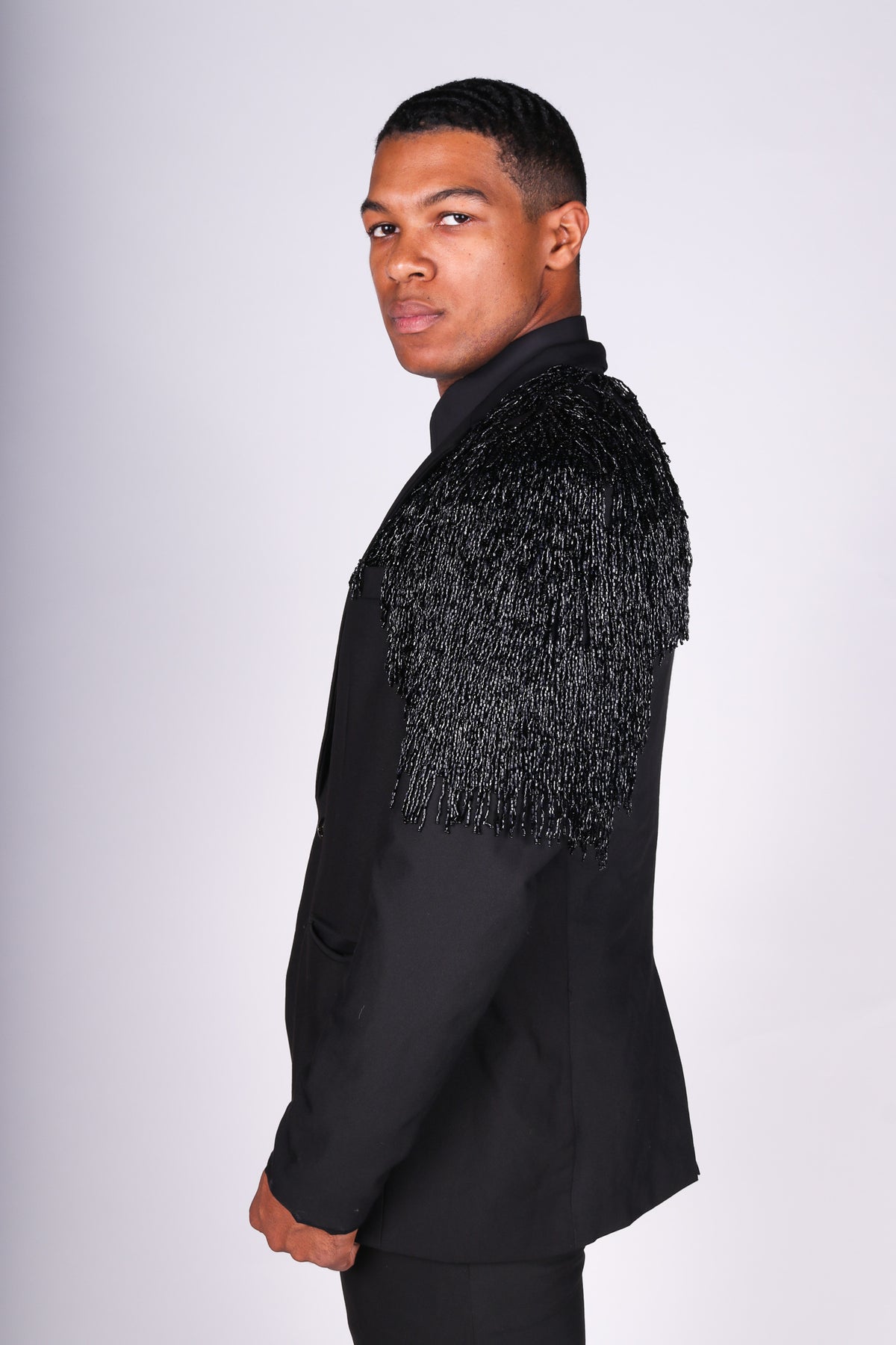 ジャケット・アウター DIRAIN fringe tailored jacket Any Old Iron Fringe Benefits Jacket