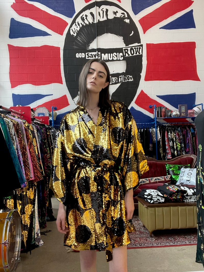 Any Old Iron Golden Quant Kimono