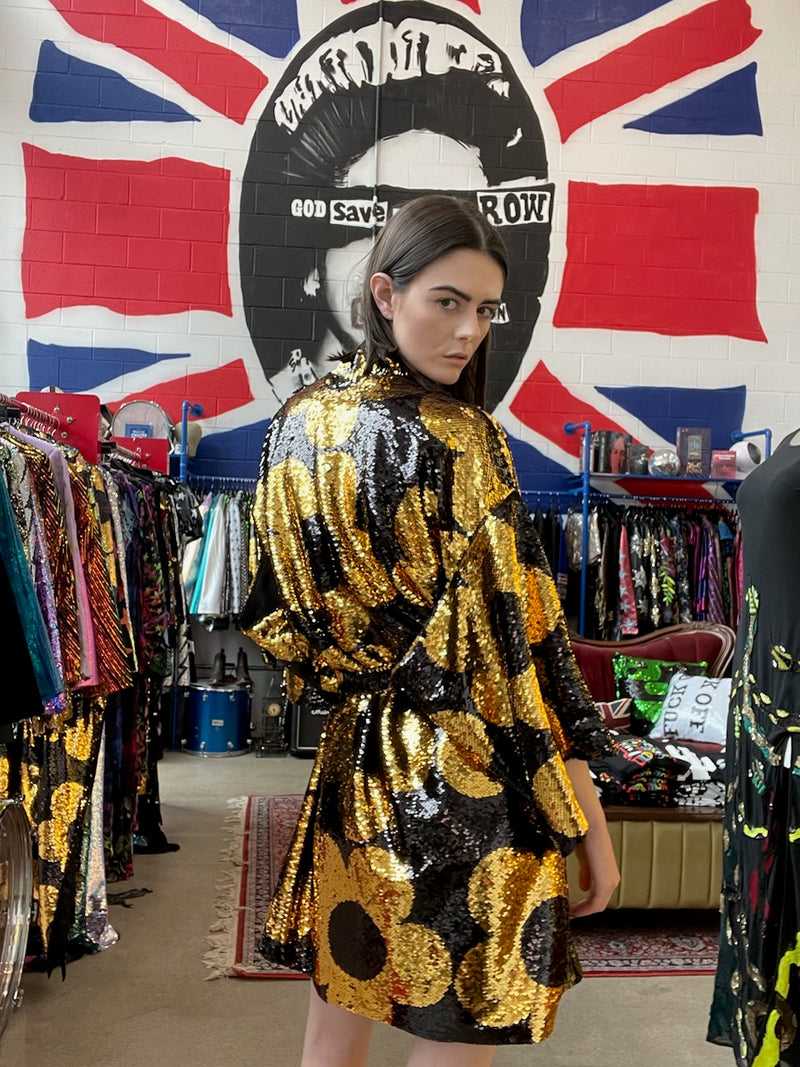 Any Old Iron Golden Quant Kimono