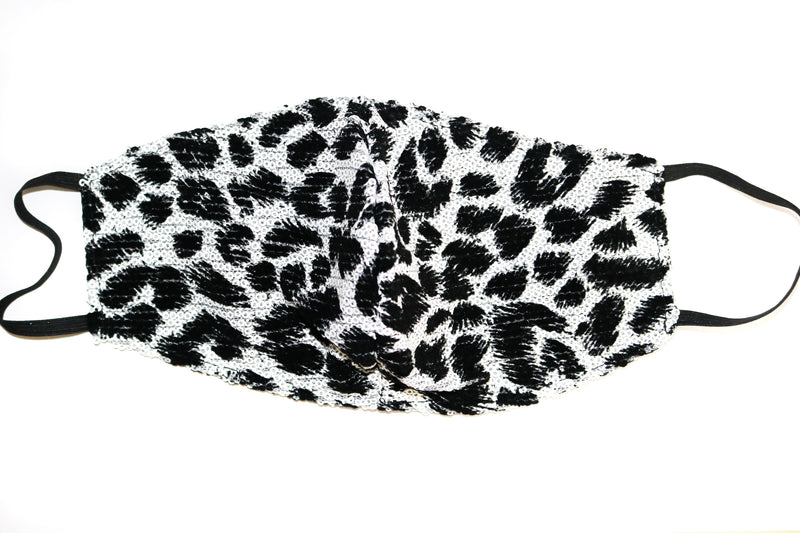 Cualquier cubierta de lentejuelas de leopardo de terciopelo de hierro viejo