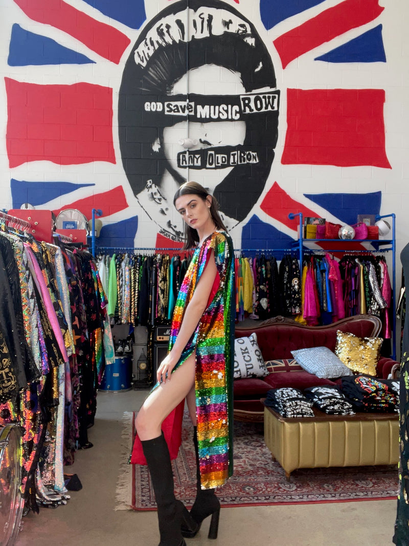 Any Old Iron Rainbow Dress