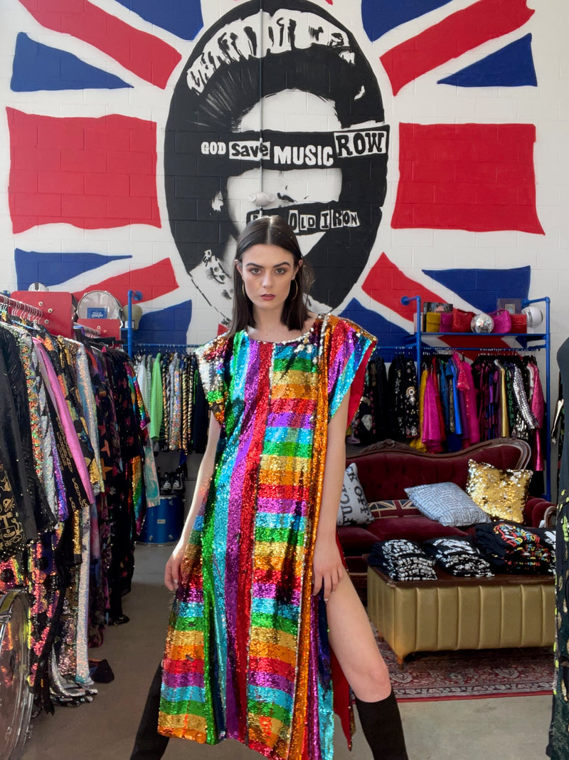 Any Old Iron Rainbow Dress