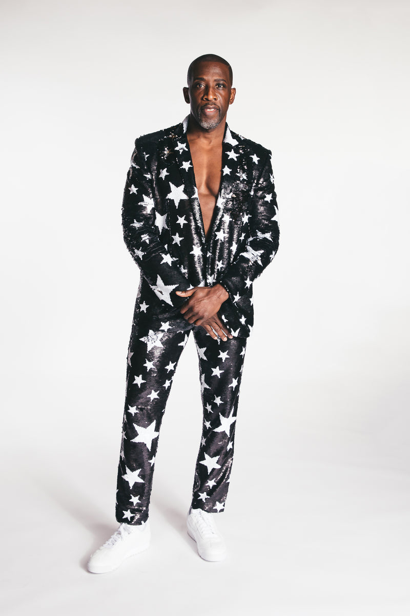 Any Old Sparkle Star Mens Suit