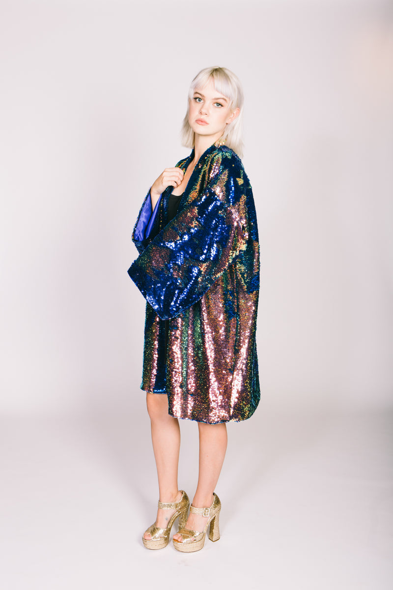 Any Old Iron Oil Slick Kimono