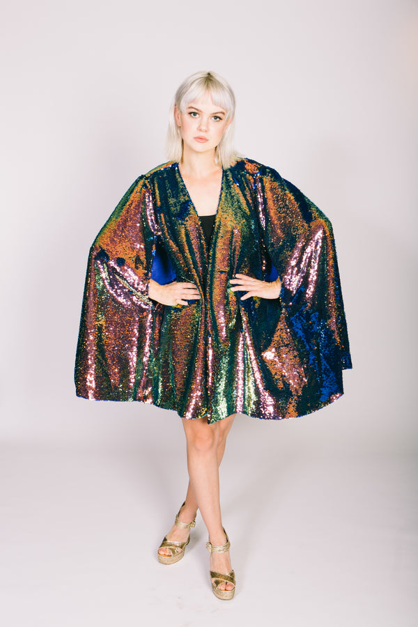 Any Old Iron Oil Slick Cape