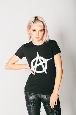 Anarchy Old Iron Women's T-Shirt , Womans Tops - ANY OLD IRON,  - 1