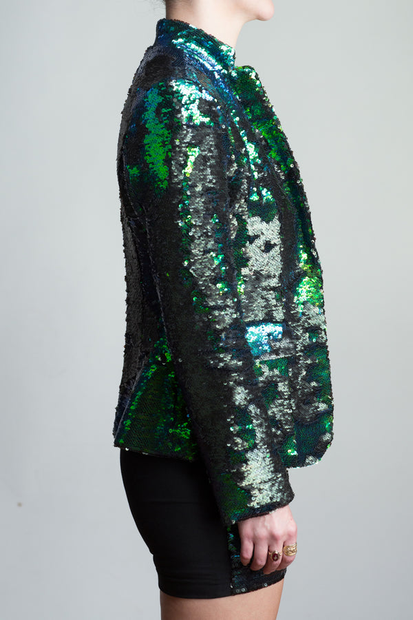 Any Old Iron Peacock Sequin Suit , Womans Jackets - ANY OLD IRON,  - 2
