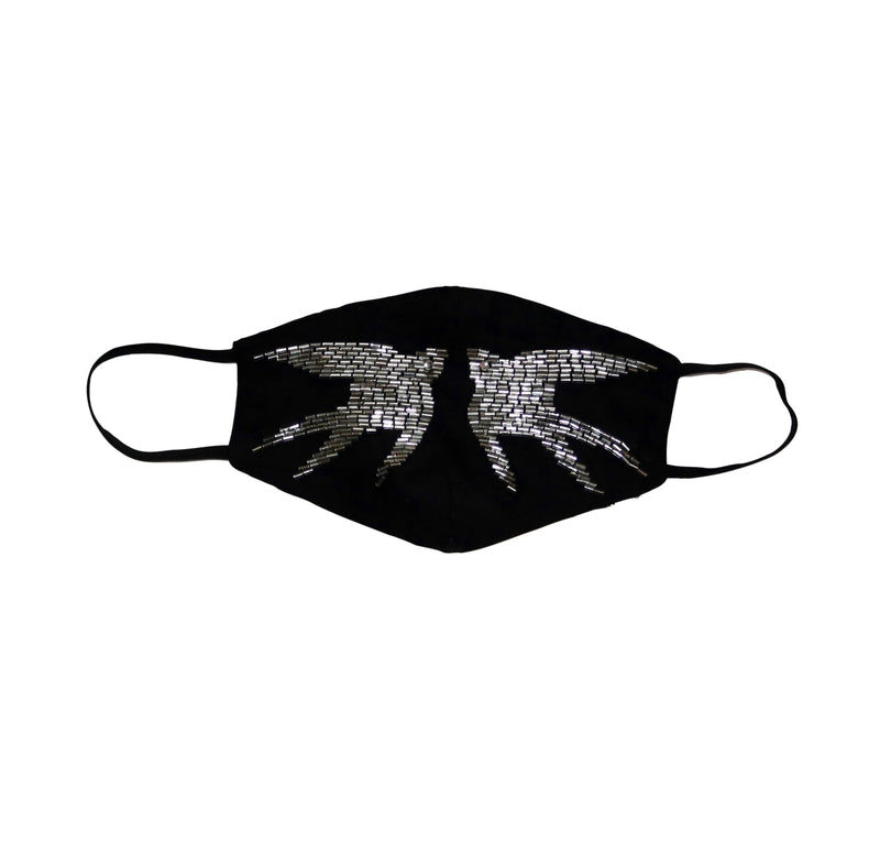 Cualquier vieja golondrina de hierro y plata Mascarilla