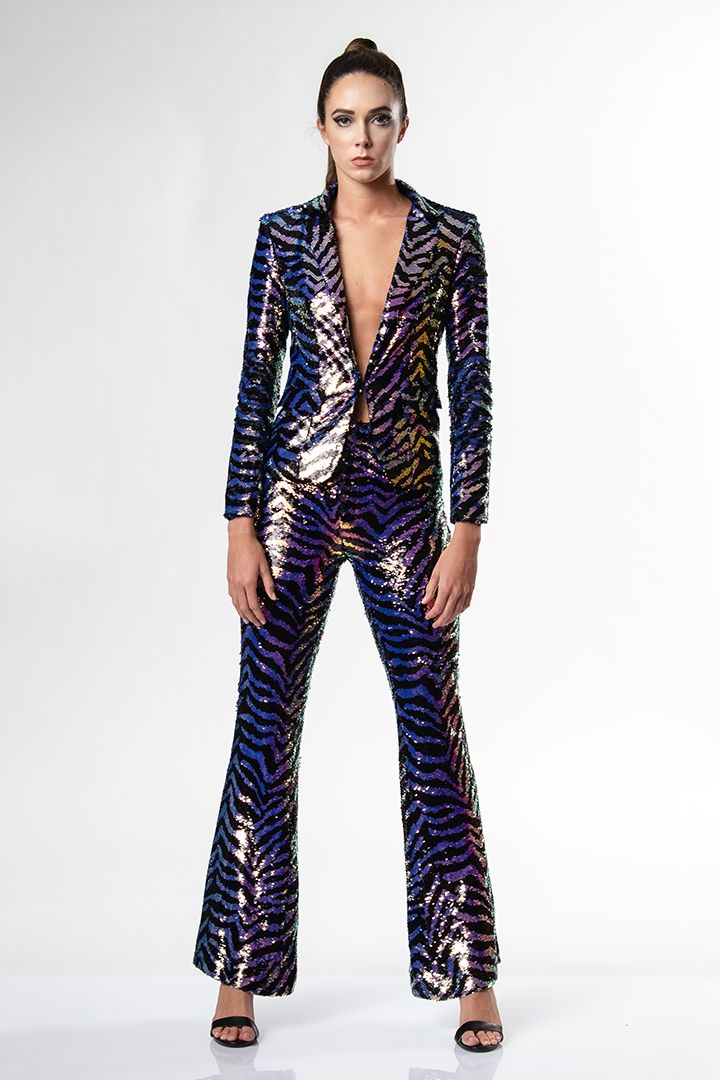 Any Old Iron Oil Slick Zebra Suit