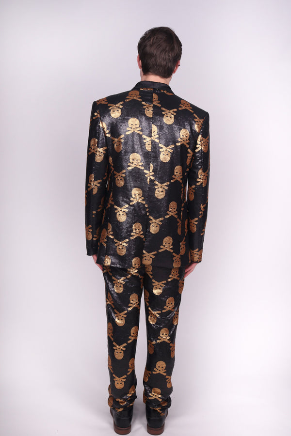 Any Old Iron Men's Jolly Rogered Blazer Jacket
