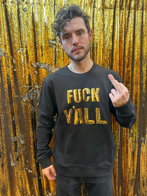 Any Old Iron Mens Fuck Y’all Sweatshirt