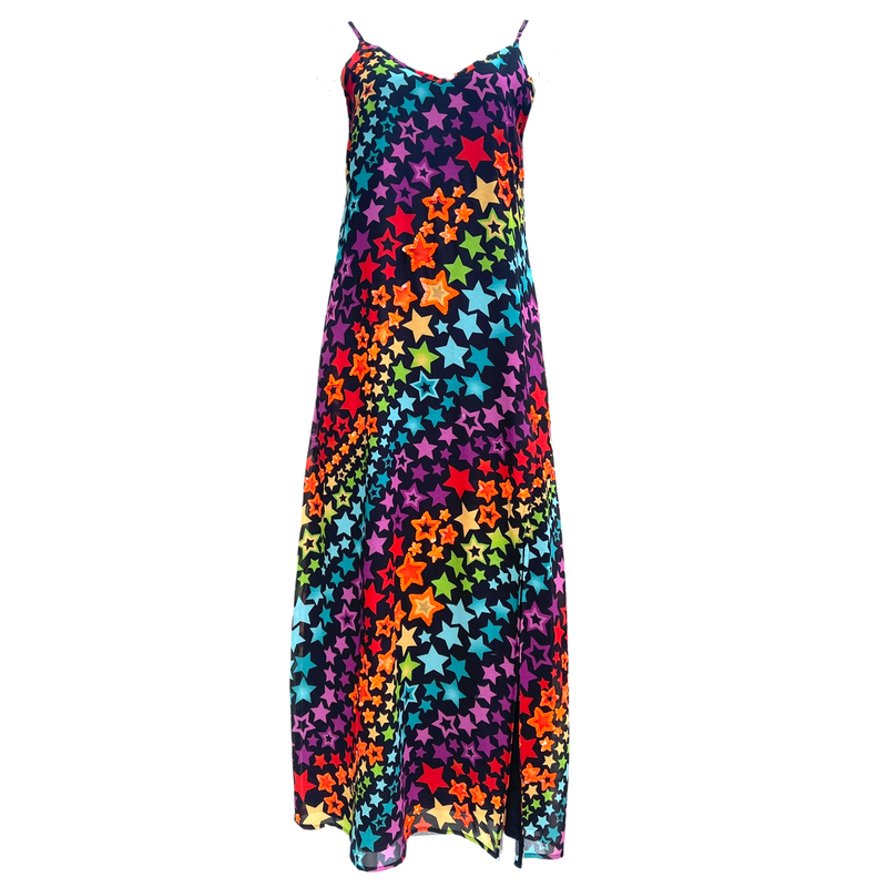 Any Old Iron Sequin Rainbow Star Dress