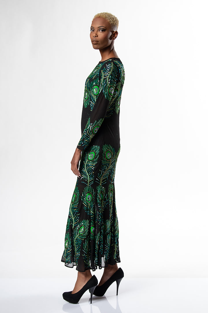 Any Old Iron Peacock Gown