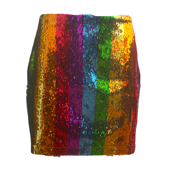 Any Old Iron Rainbow Skirt