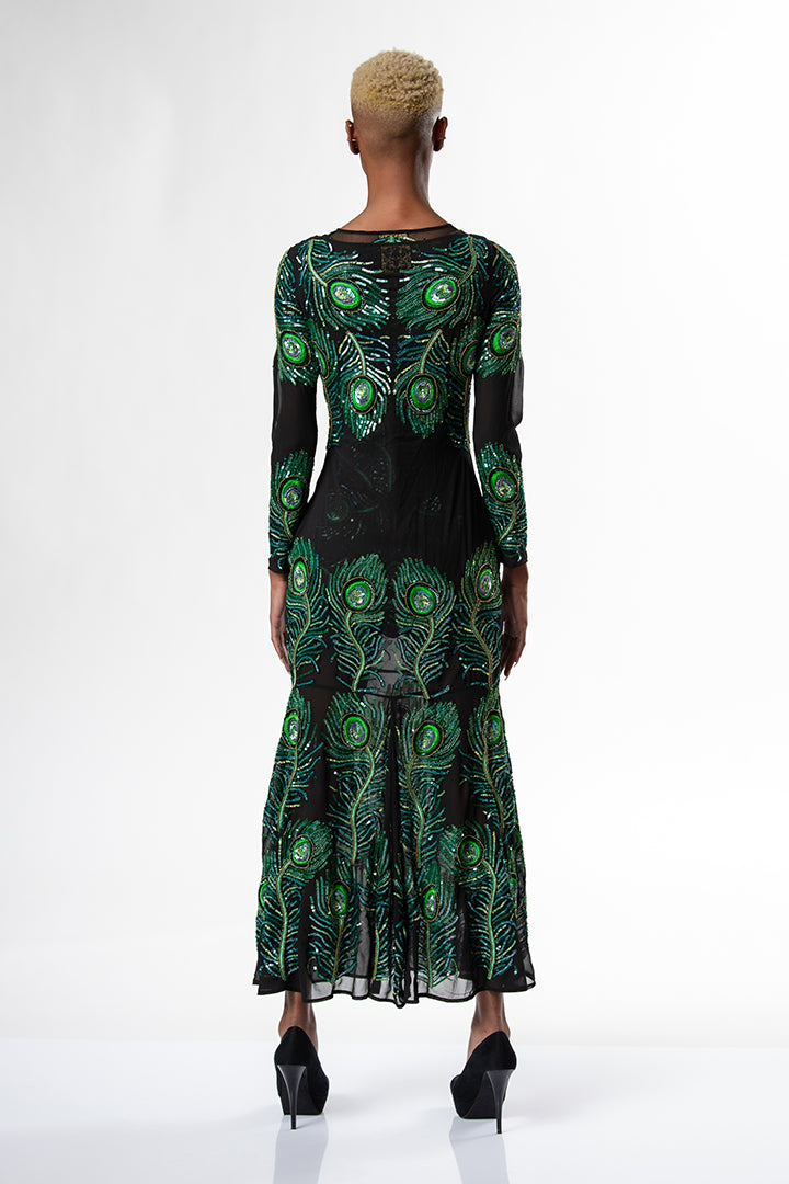 Any Old Iron Peacock Gown