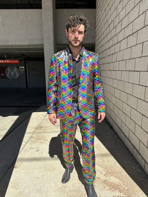Any Old Iron Men's Extra Rainbow Suit